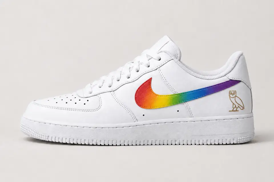 Air Force Drake coloris multicolore, vue de profil