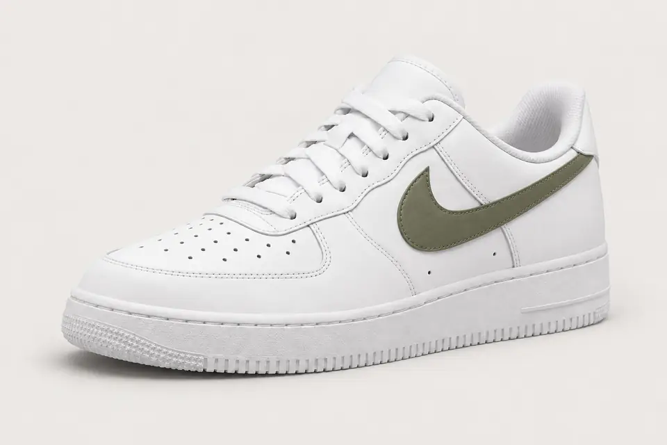 Air Force Kaki Femme coloris kaki, vue de trois quarts