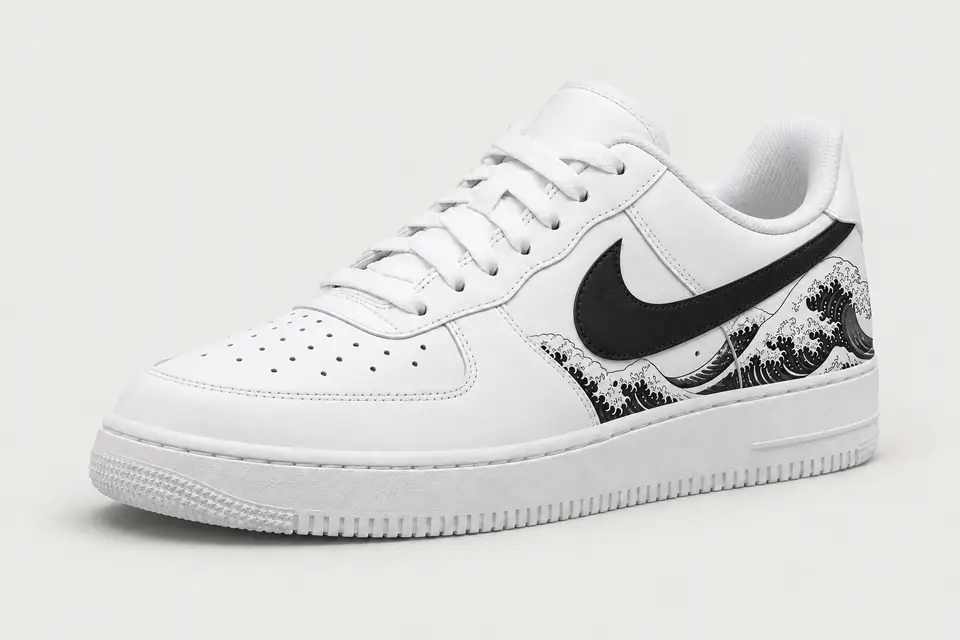 Air Force One Japon coloris noir, vue de trois quarts