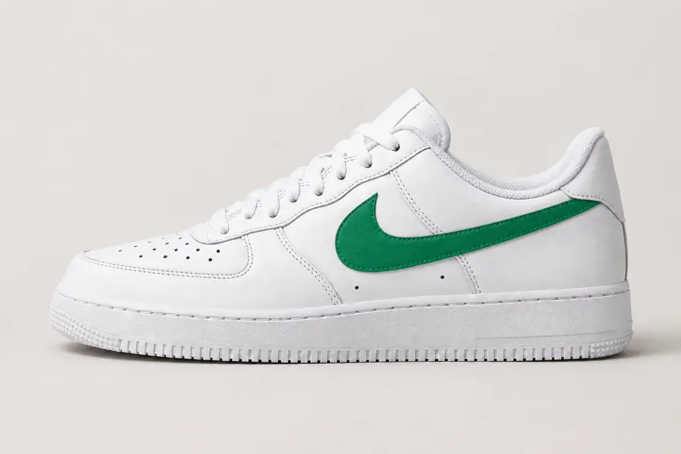 Air Force Verte Femme coloris vert, vue de profil
